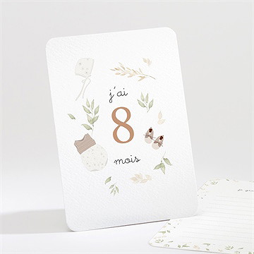 Carte étape bébé affaires bébé