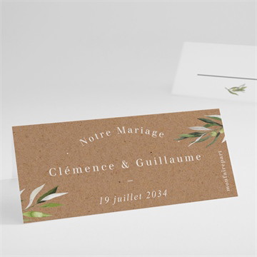 Marque-place mariage provençal étui