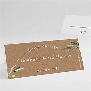 Marque-place mariage provençal