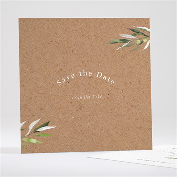Save the Date mariage provençal étui