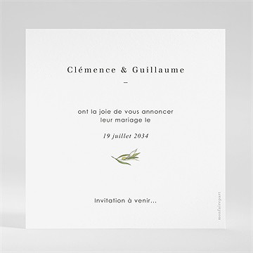 Save the Date mariage provençal - Vue 2