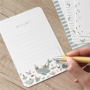 Carte étape bébé marin - Verso