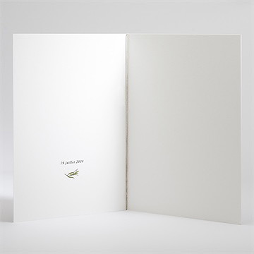 Livret de messe mariage provençal - Intérieur du livret