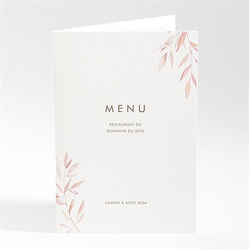 Menu mariage notre lien