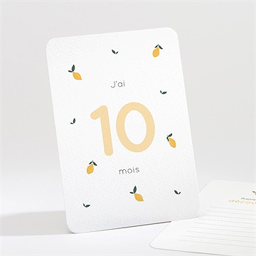 Carte étape bébé fruits - Mise en situation