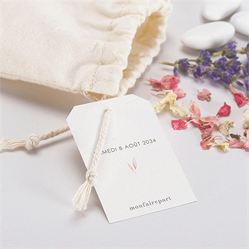 Pochon mariage  notre lien - Mise en situation