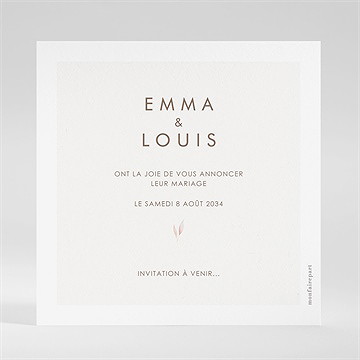 Save the Date mariage notre lien - Vue 2