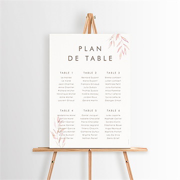 Plan de table mariage notre lien