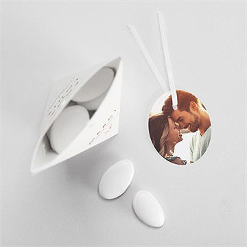 Boîte de dragées mariage notre lien étui - Intérieur de la boîte