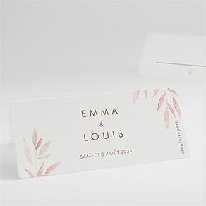 Marque-place mariage notre lien