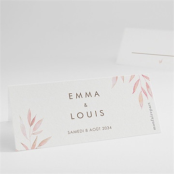 Marque-place mariage notre lien