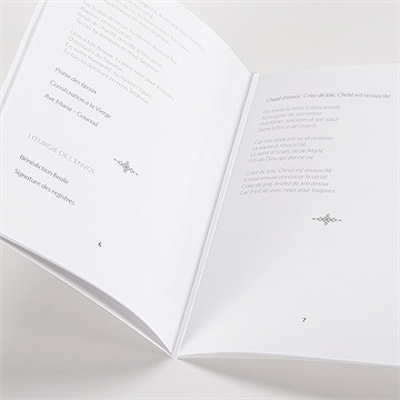 Livret de messe mariage notre lien - Mise en situation