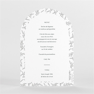 Menu mariage toi c'est moi - Dos du faire-part