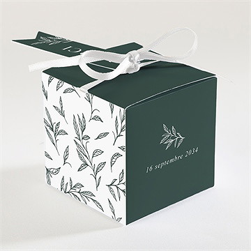 Boîte de dragées mariage toi c'est moi - Dos de la boîte