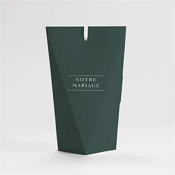 Boîte de dragées mariage toi c'est moi étui - Dos de la boîte