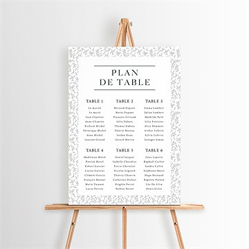 Plan de table mariage toi c'est moi