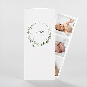 Remerciement naissance evidente sérénité