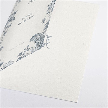 Livret de messe mariage tropiques - Détail du livret