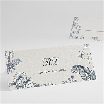 Marque-place mariage tropiques