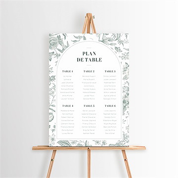 Plan de table mariage sculpture