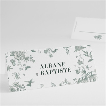 Marque-place mariage sculpture