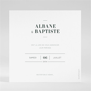 Save the Date mariage sculpture - Vue 2