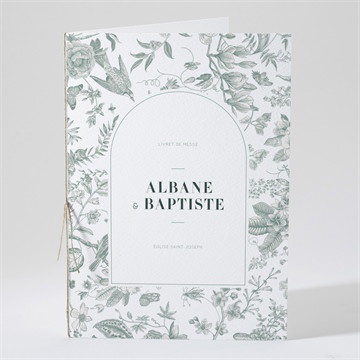 Livret de messe mariage sculpture