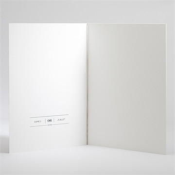 Livret de messe mariage sculpture - Intérieur du livret