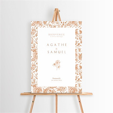 Panneau bienvenue passionnément - Mise en situation