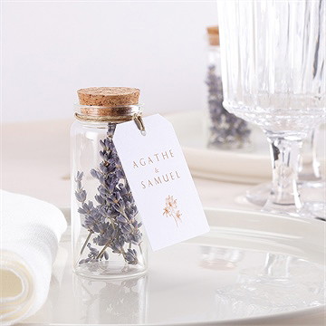 Mignonette mariage passionnément étiquette - Mise en situation