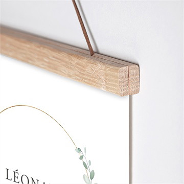 Affiche naissance evidente sérénité - Détail de l'affiche