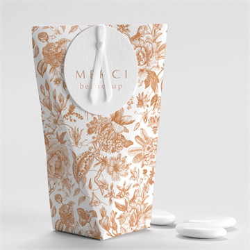 Boîte de dragées mariage passionnément étui