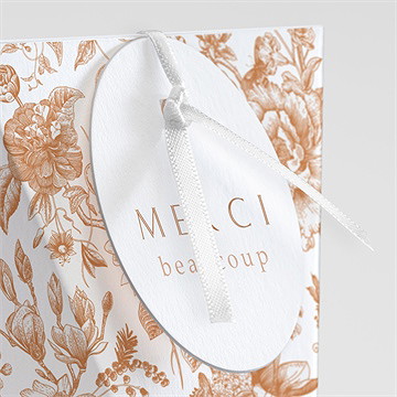 Boîte de dragées mariage passionnément étui - Détail de la boîte