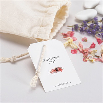 Pochon mariage  bordeaux - Mise en situation