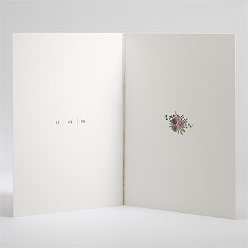 Livret de messe mariage vigne - Intérieur du livret