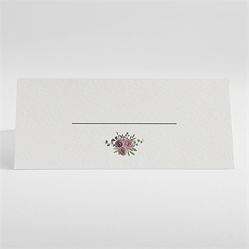 Marque-place mariage vigne - Dos du marque-place