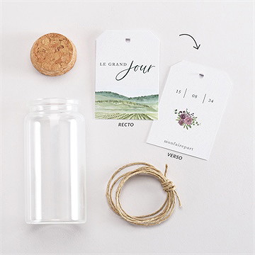 Mignonette mariage vigne - Vue d'ensemble