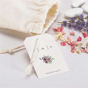 Pochon mariage  vigne - Mise en situation