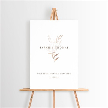 Panneau bienvenue l'arche