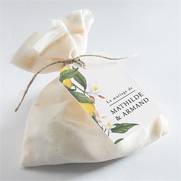 Etiquette mariage citron - Mise en situation