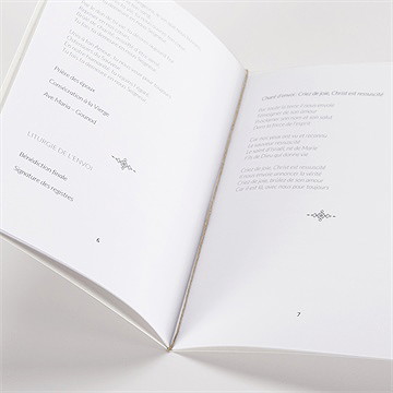 Livret de messe mariage arbre de vie - Mise en situation