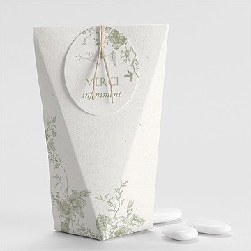 Boîte de dragées mariage arbre de vie étui