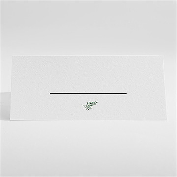 Marque-place mariage lavande - Dos du marque-place