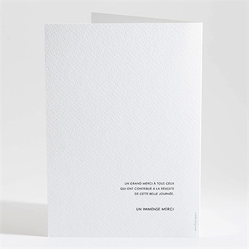 Livret de messe mariage tendance - Dos du livret