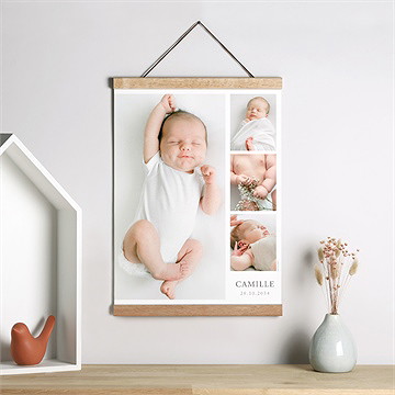 Affiche naissance le photomaton - Mise en situation