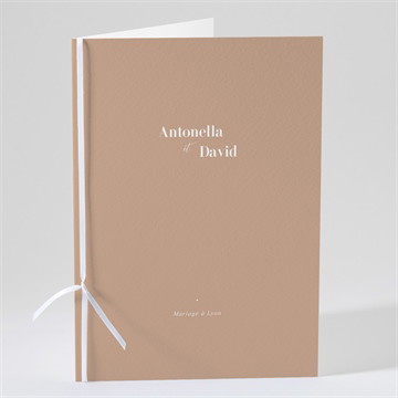 Livret de messe mariage engagés