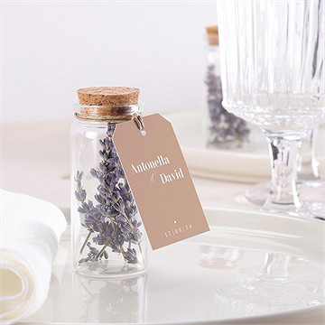 Mignonette mariage engagés étiquette - Mise en situation