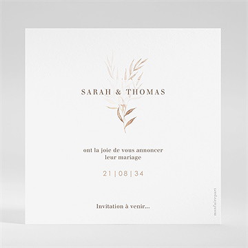 Save the Date mariage l'arche - Vue 2