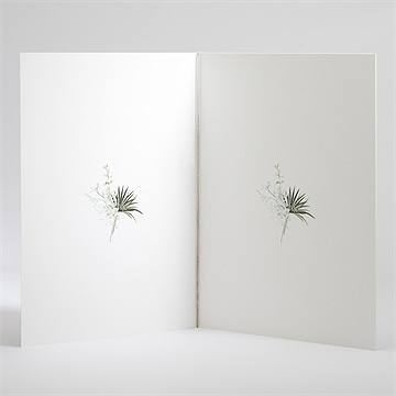 Livret de messe mariage tropical - Intérieur du livret