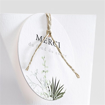 Boîte de dragées mariage tropical étui - Détail de la boîte